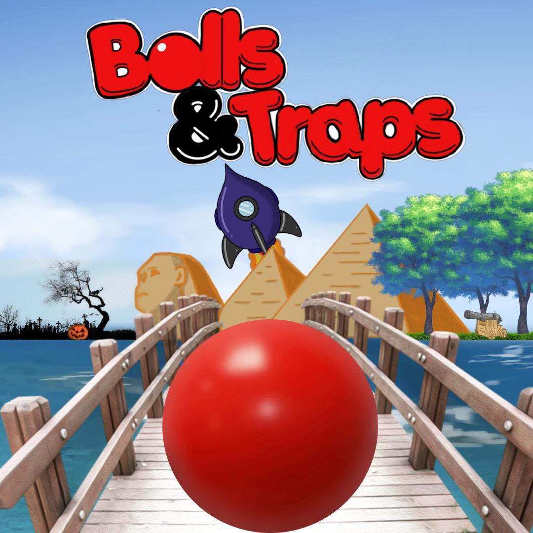 Trap android games. GAMELOOP. 2d Trap balls close-up.