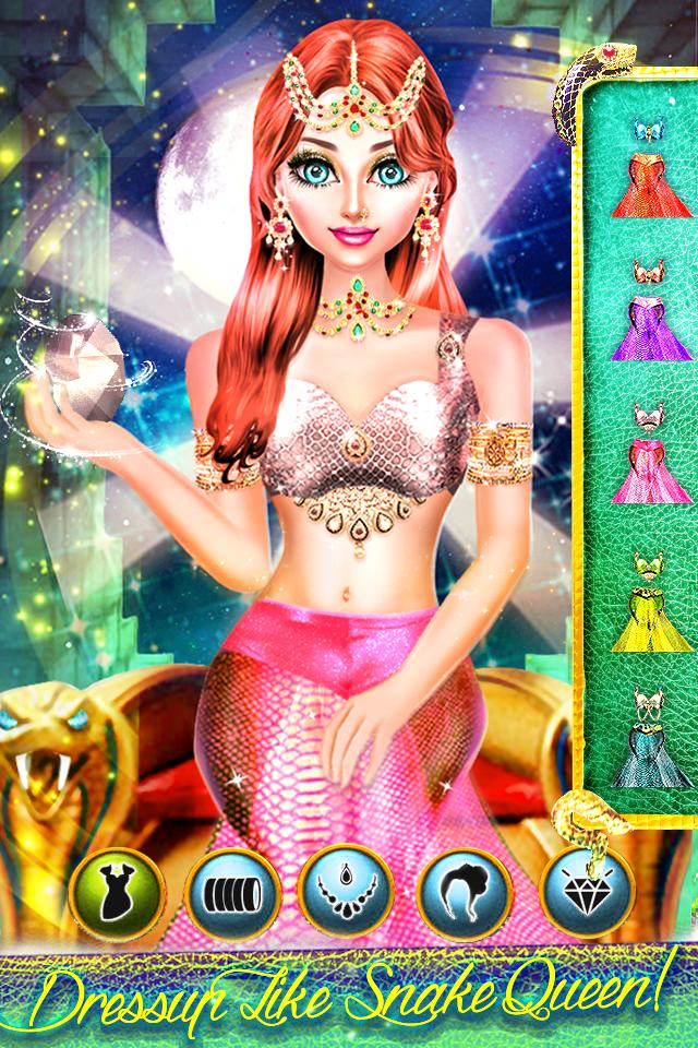 Download Snake Girl Salon - Naagin Game android on PC
