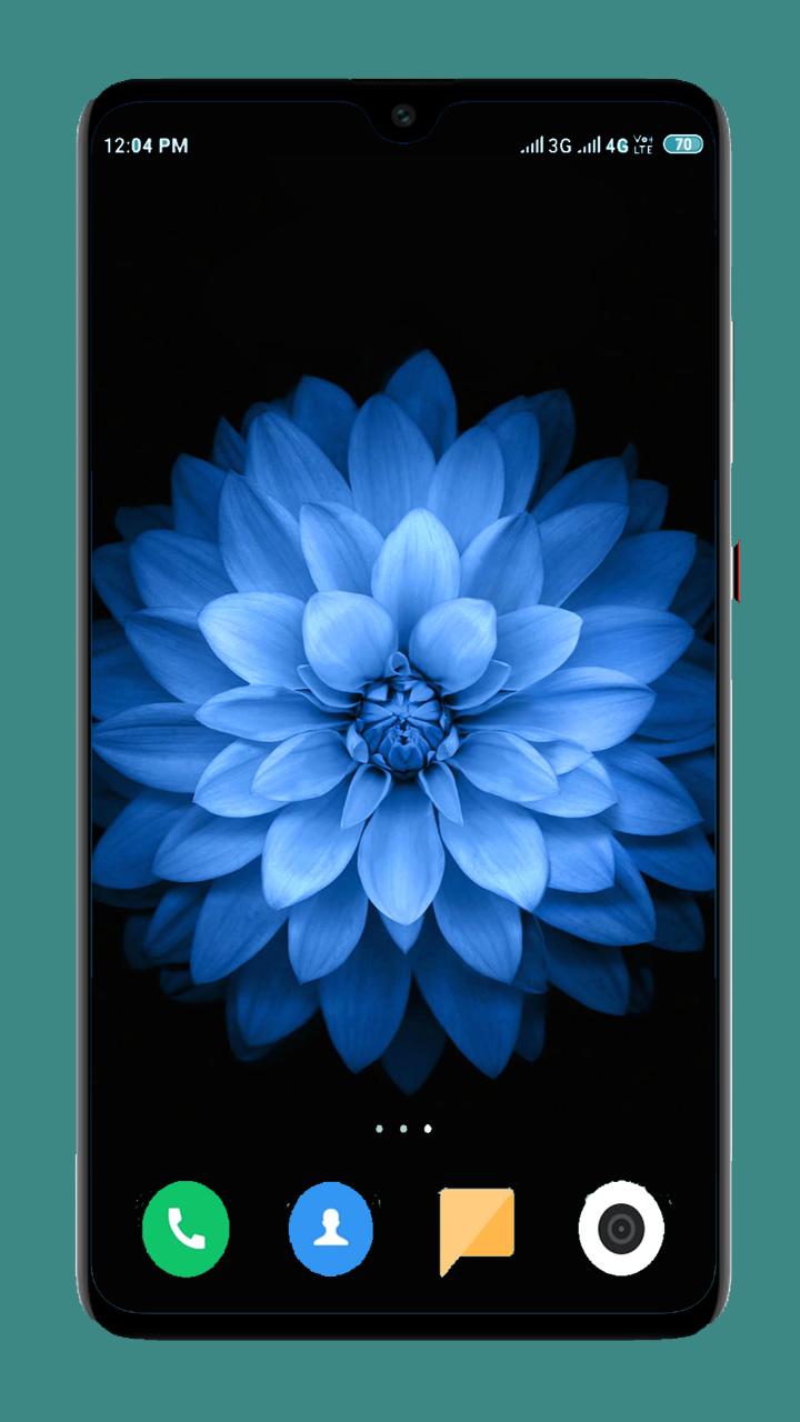 Download Blue Wallpaper 4K android on PC