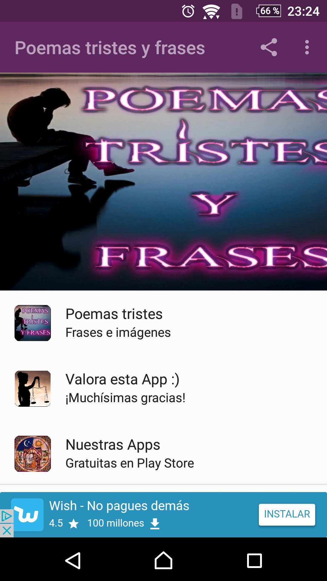 Download Poemas tristes - Frases con im android on PC